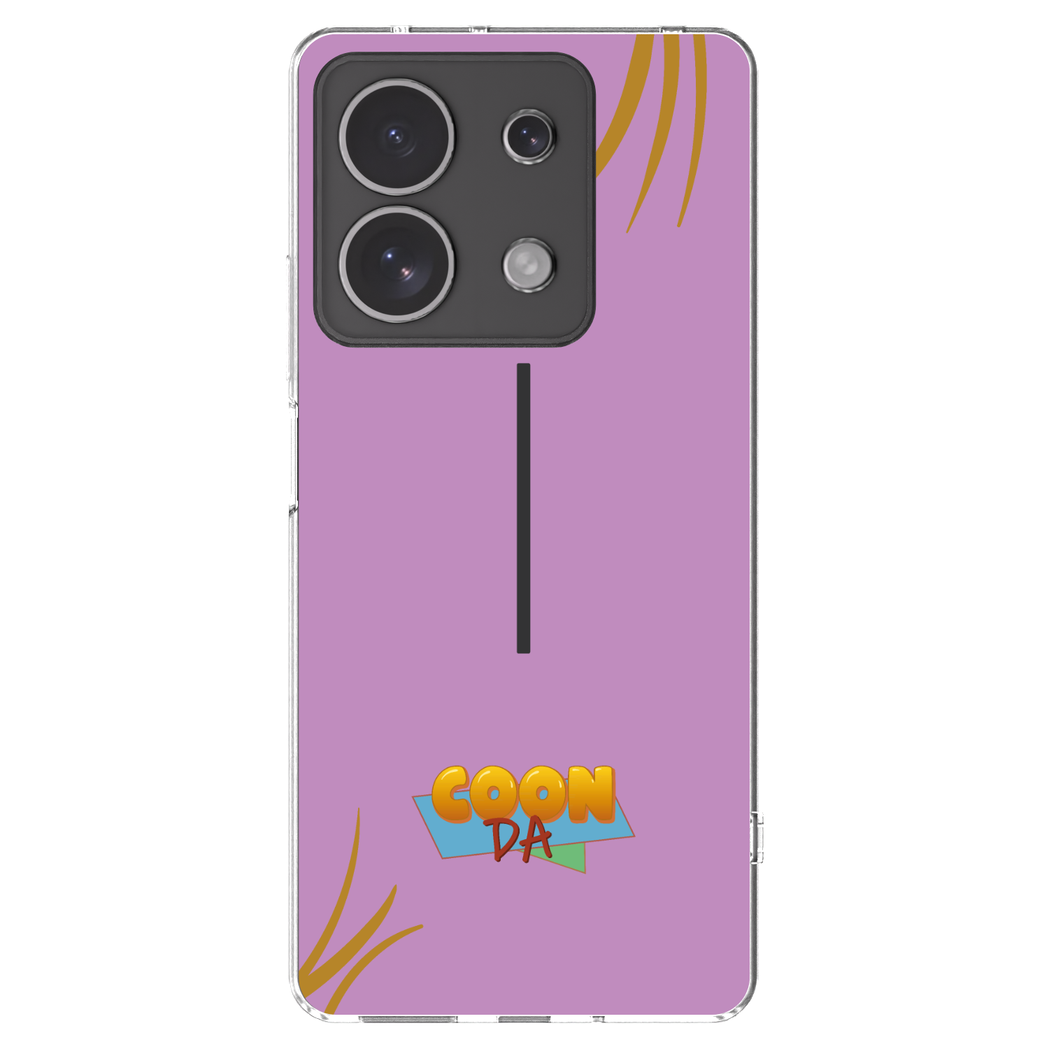 Picasee silikónový prehľadný obal pre Xiaomi Redmi Note 13 4G - COONDA růžovka