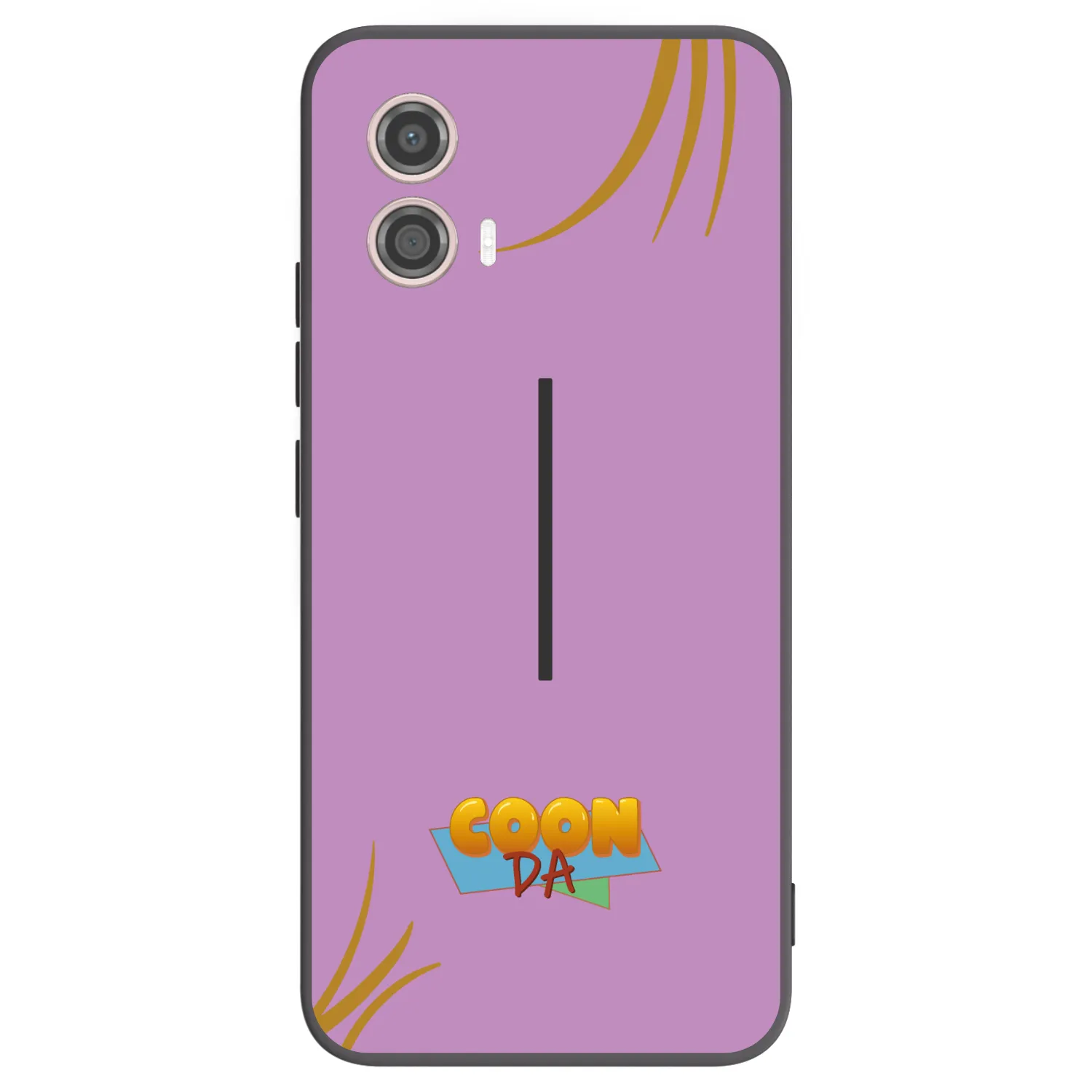 Picasee silikónový čierny obal pre Motorola Moto G53 5G - COONDA růžovka