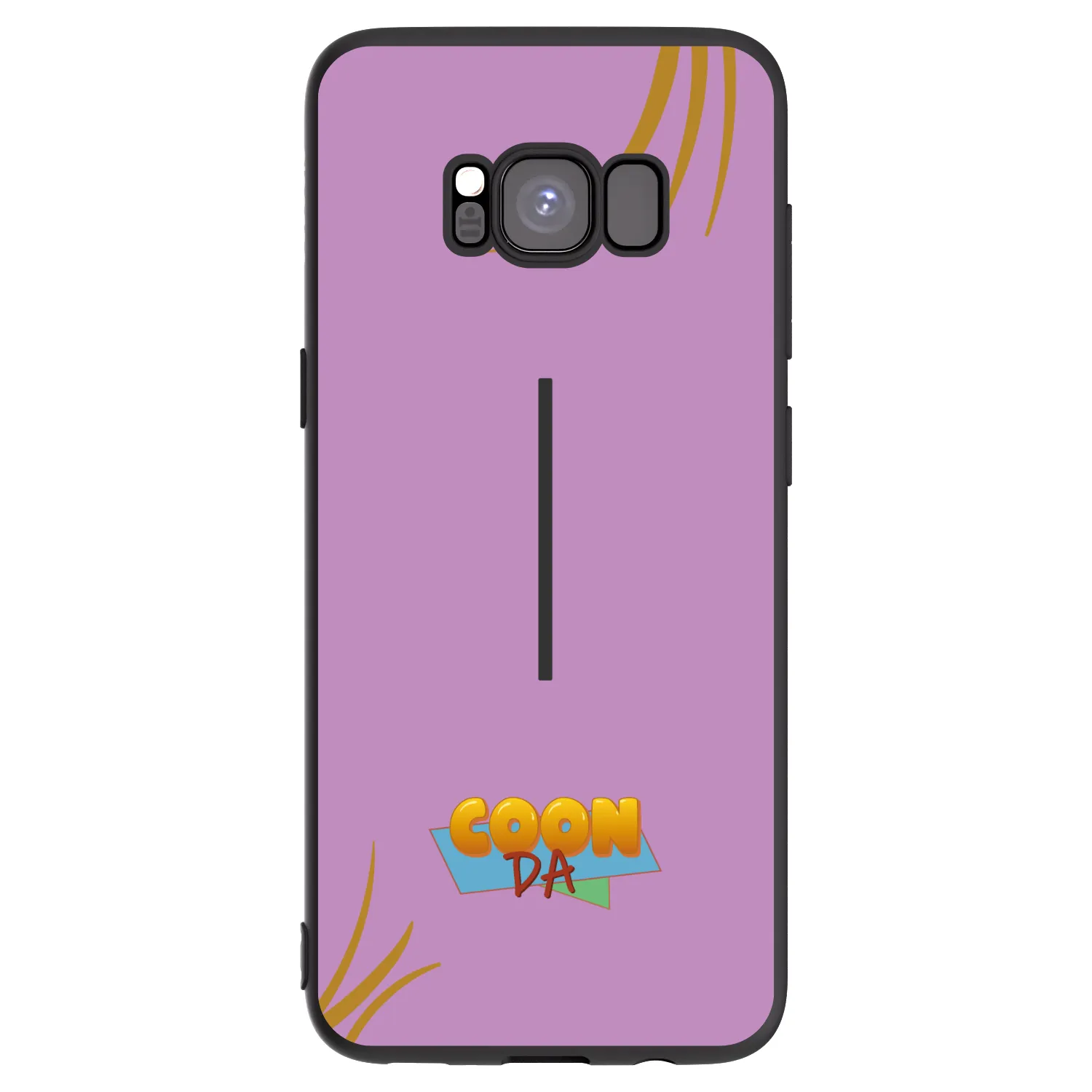Picasee silikónový čierny obal pre Samsung Galaxy S8 G950F - COONDA růžovka