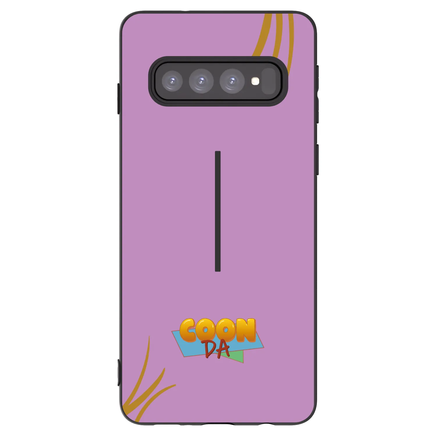 Picasee silikónový čierny obal pre Samsung Galaxy S10 G973 - COONDA růžovka