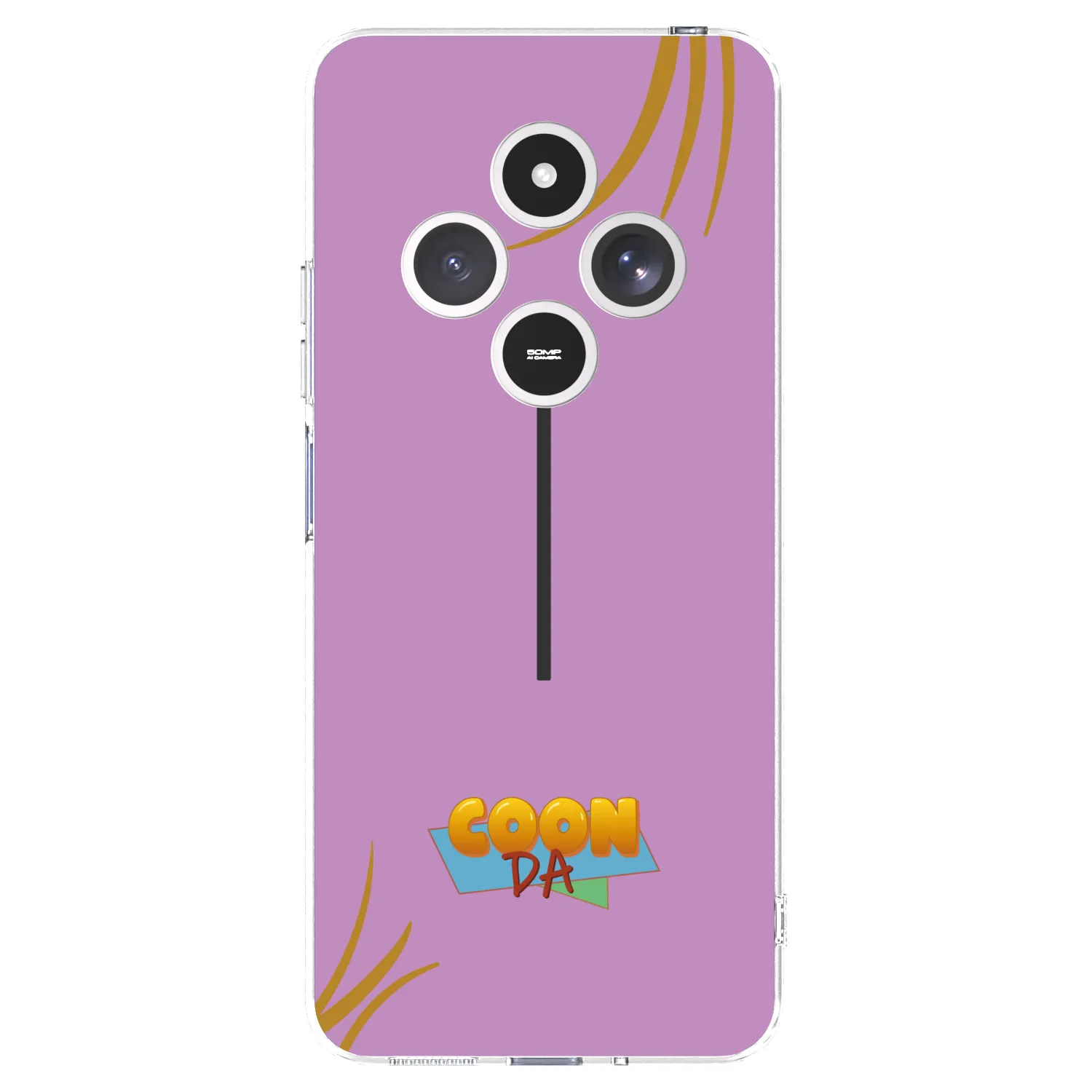 Picasee silikónový prehľadný obal pre Xiaomi Redmi 14C - COONDA růžovka