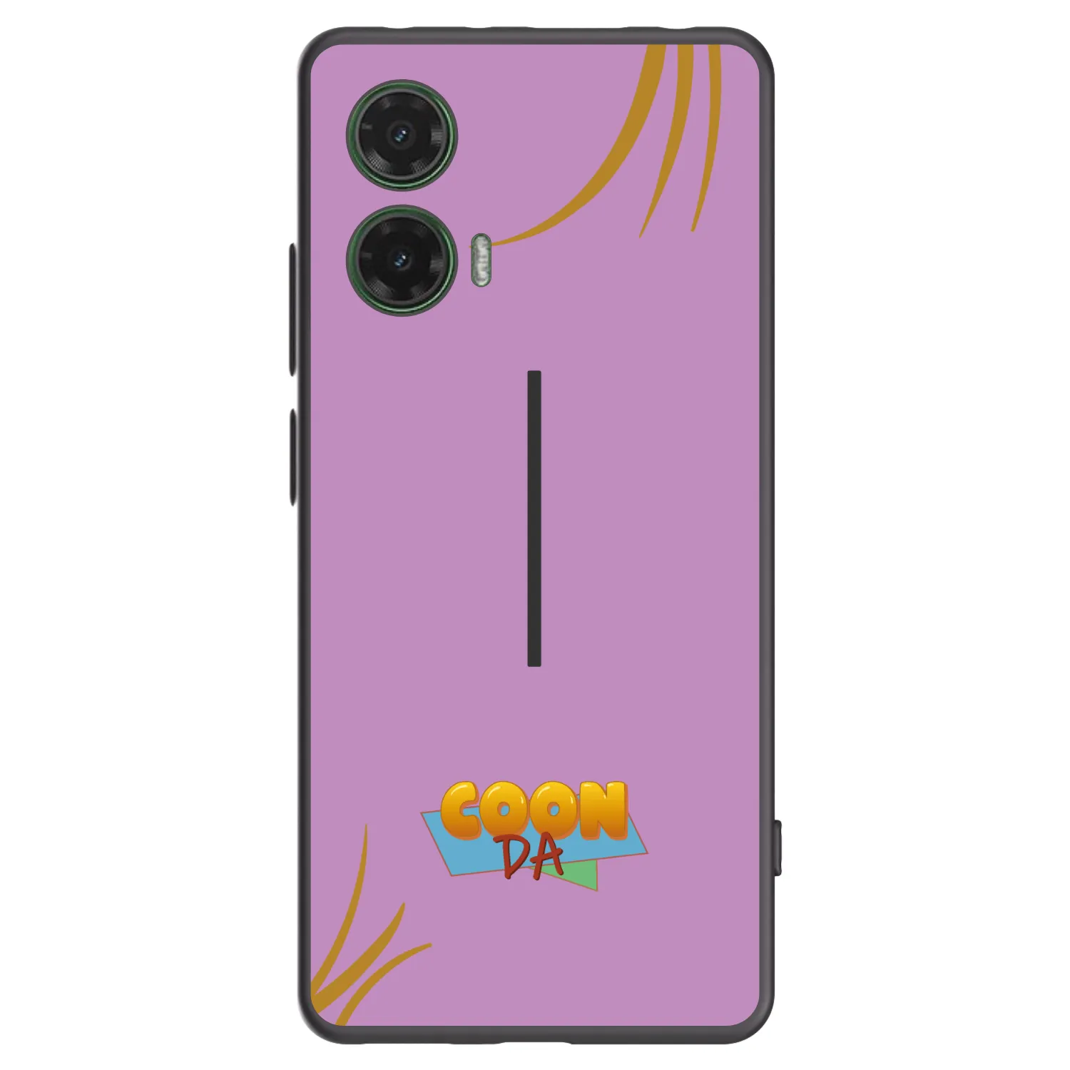 Picasee silikónový čierny obal pre Motorola Moto G35 5G - COONDA růžovka