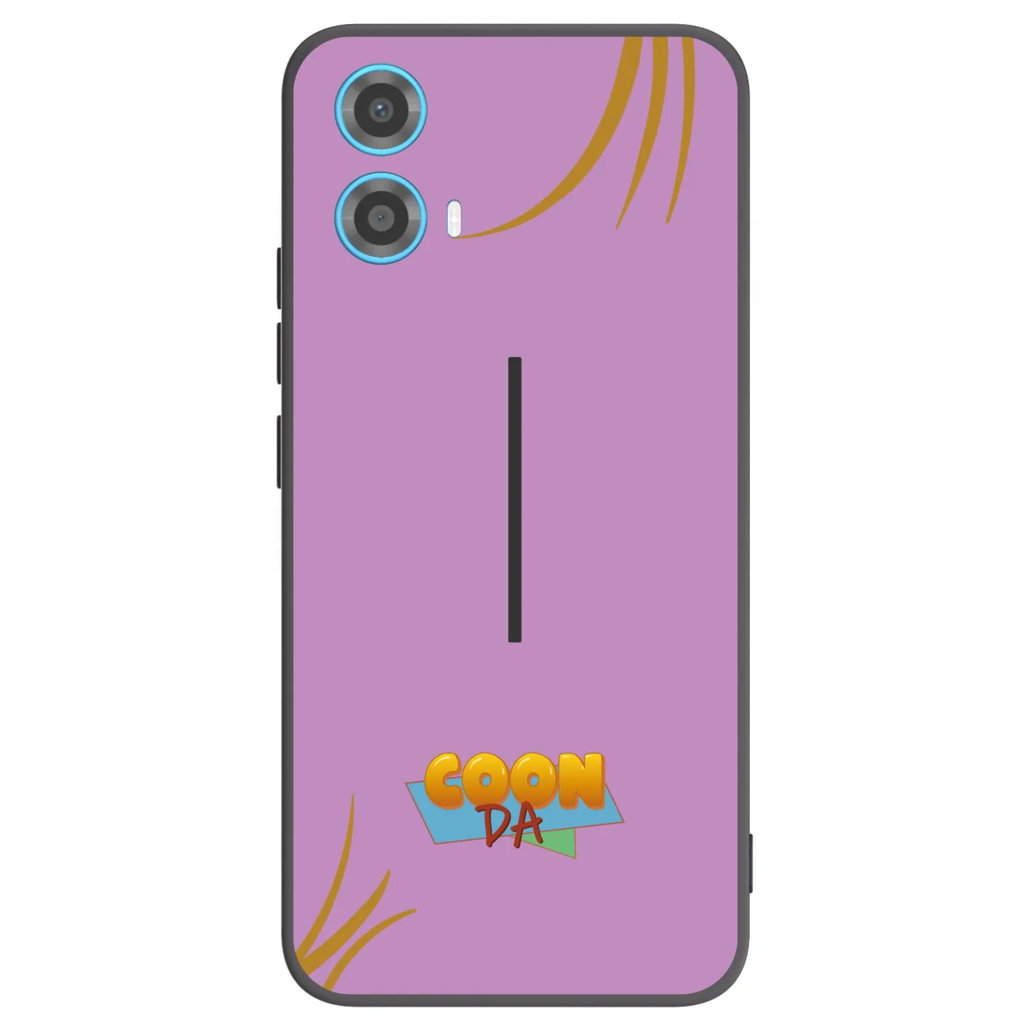 Picasee silikónový čierny obal pre Motorola Moto G34 5G - COONDA růžovka