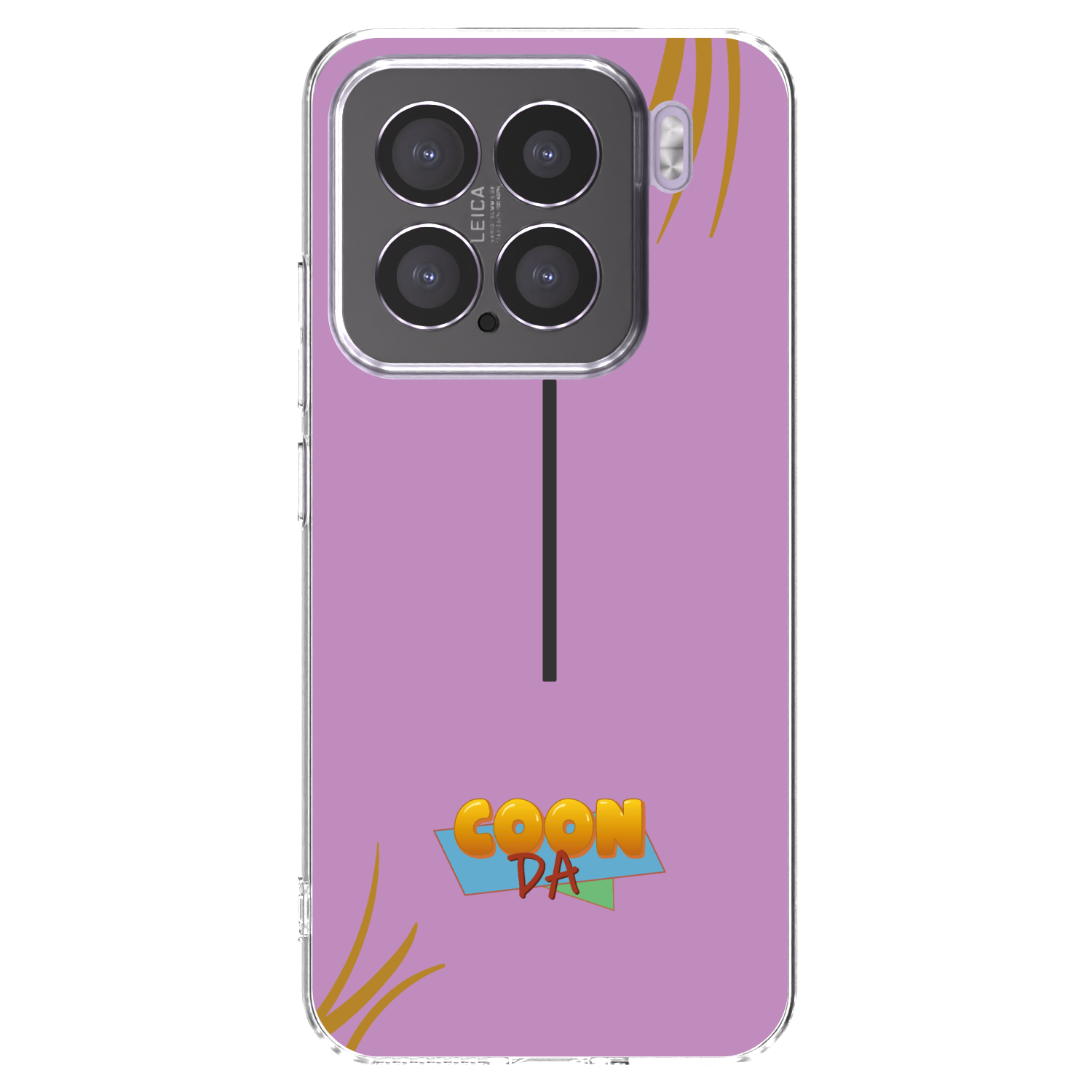 Silikónový prehľadný obal pre Xiaomi 15 - COONDA růžovka
