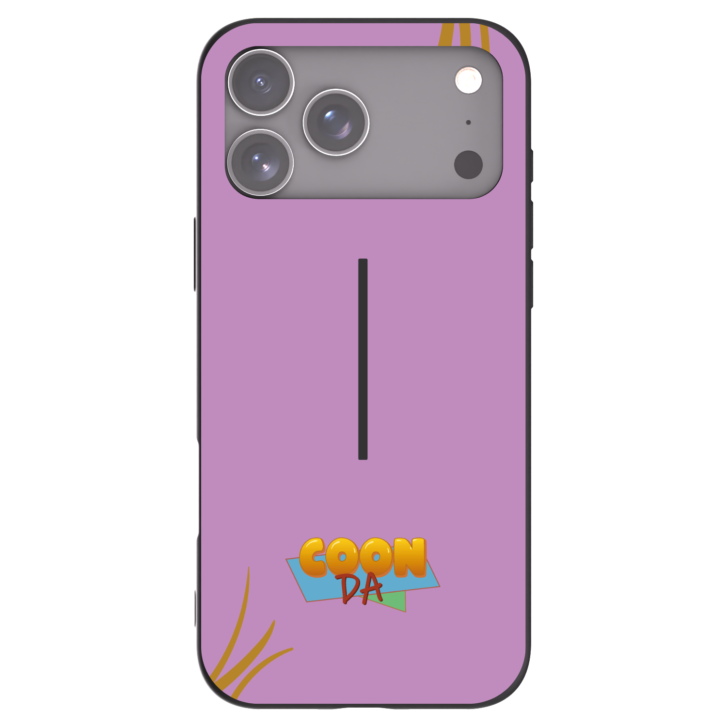 Picasee silikónový čierny obal pre Apple iPhone 17 Pro Max - COONDA růžovka