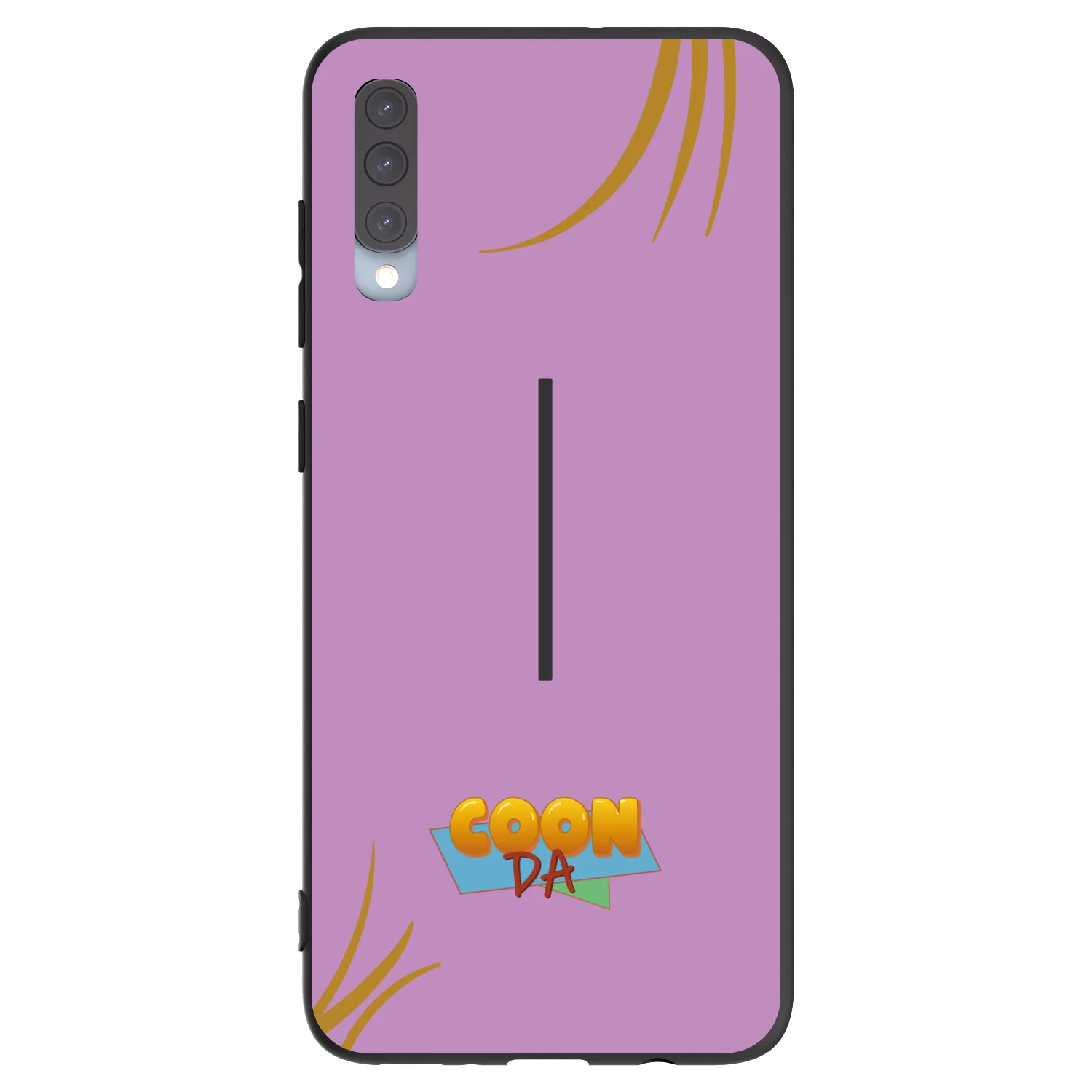 Picasee silikónový čierny obal pre Samsung Galaxy A70 A705F - COONDA růžovka