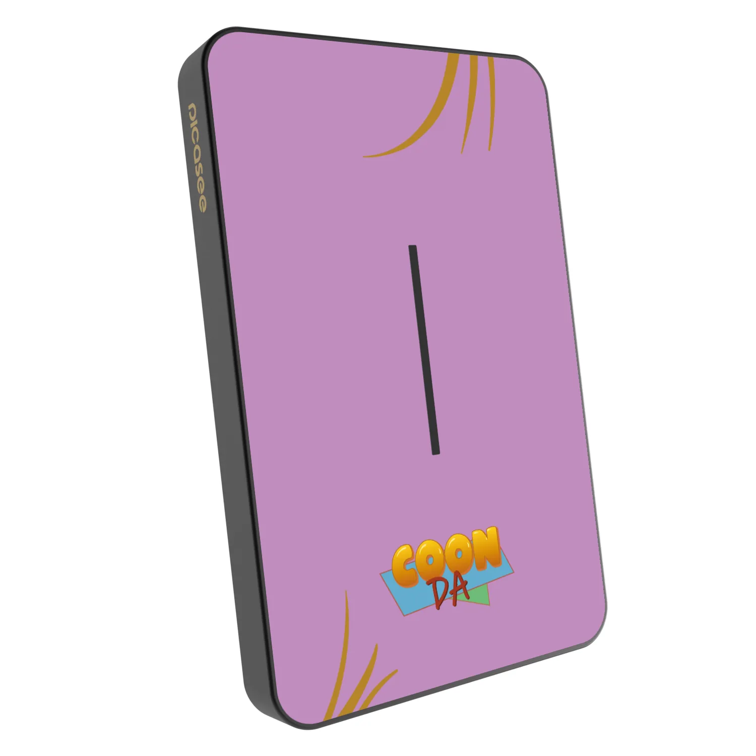 Picasee Powerbanka s MagSafe 5 000 mAh Šedá - COONDA růžovka