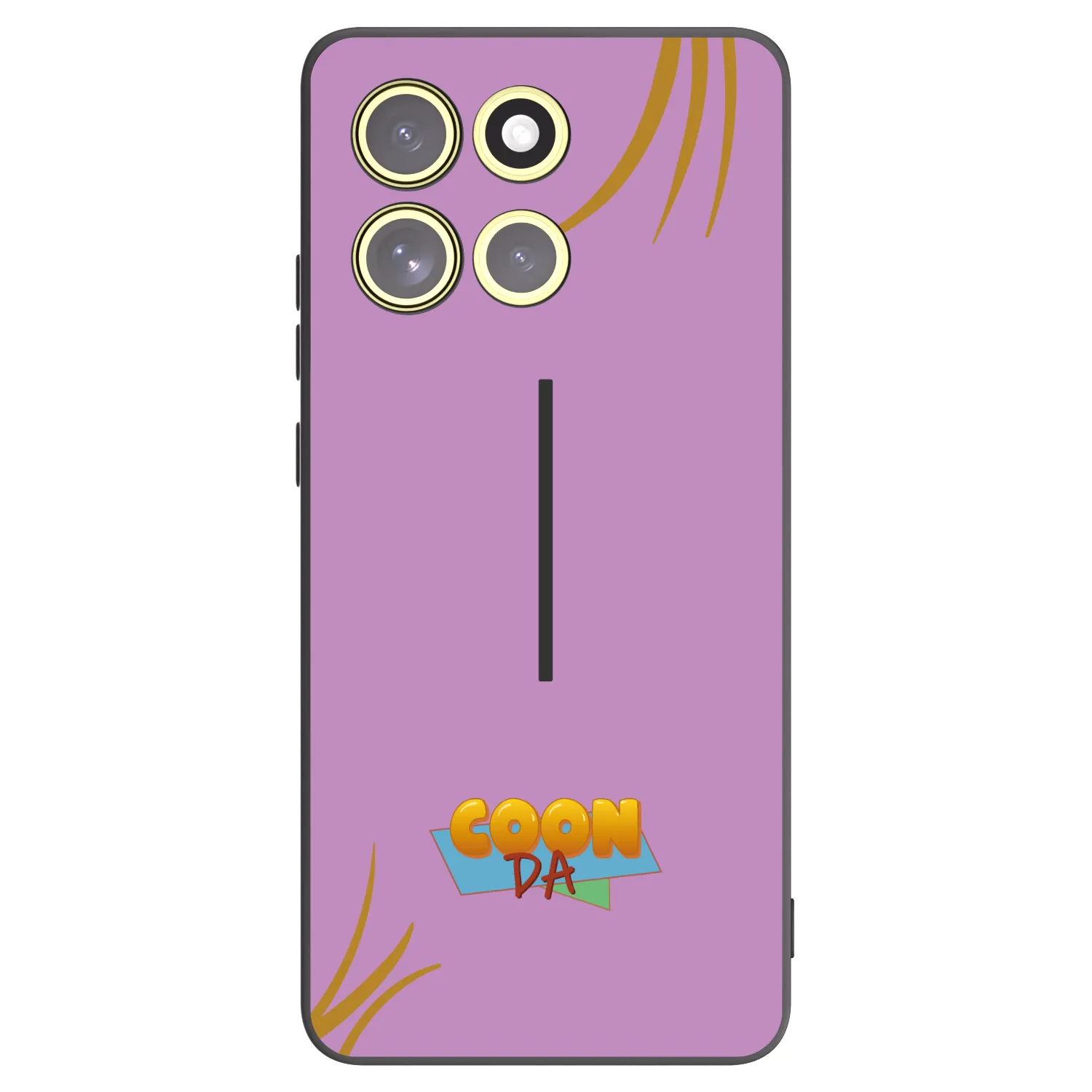 Picasee silikónový čierny obal pre Motorola Moto G86 Power 5G - COONDA růžovka