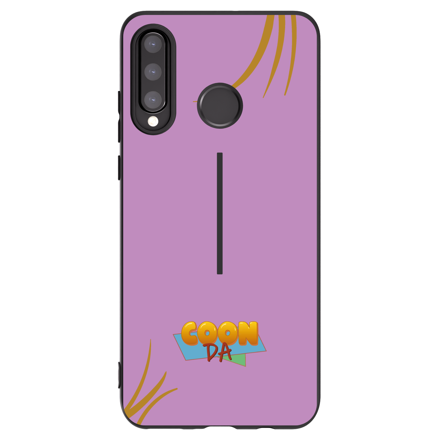 Picasee silikónový čierny obal pre Huawei P30 Lite - COONDA růžovka