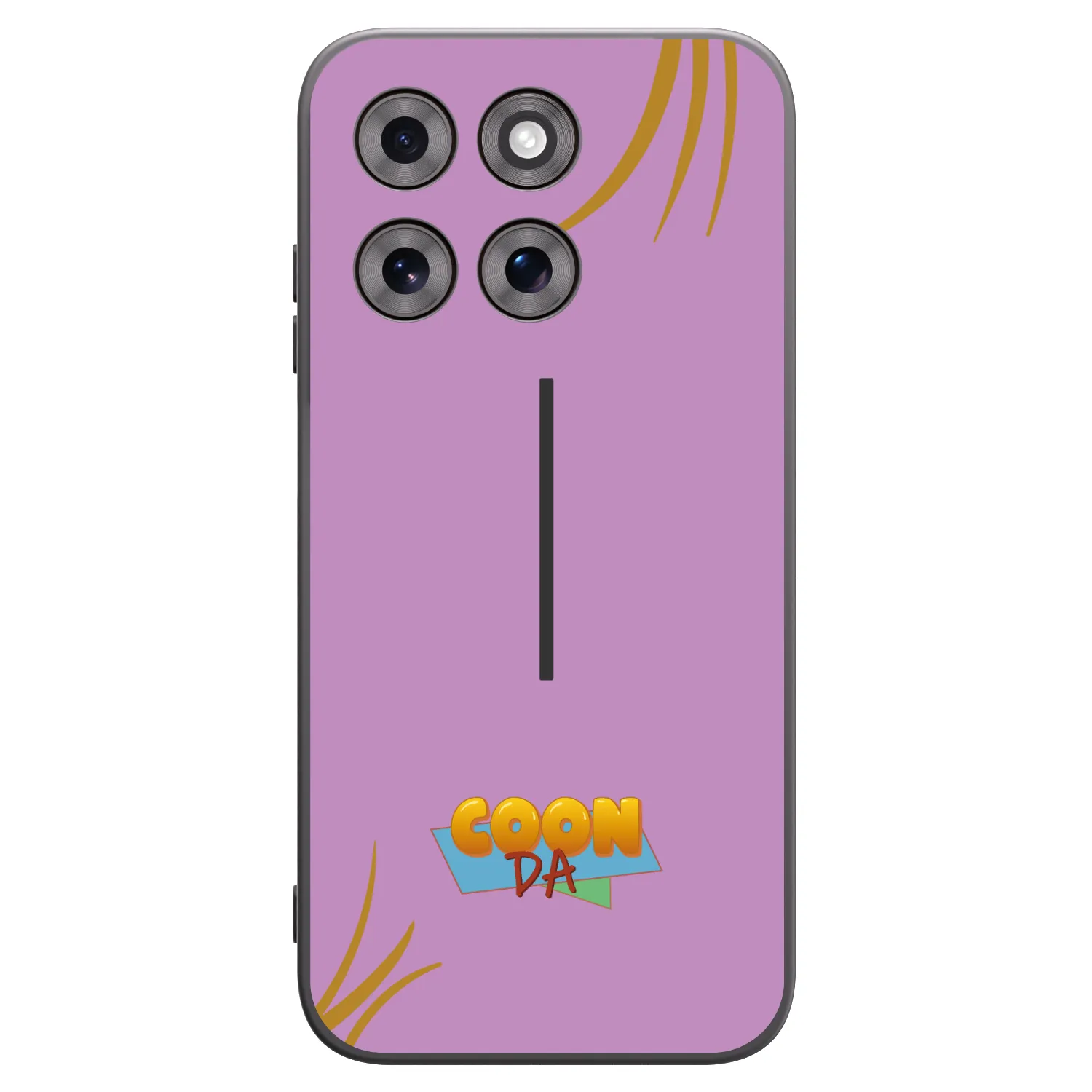 Picasee silikónový čierny obal pre Motorola Moto G77 - COONDA růžovka