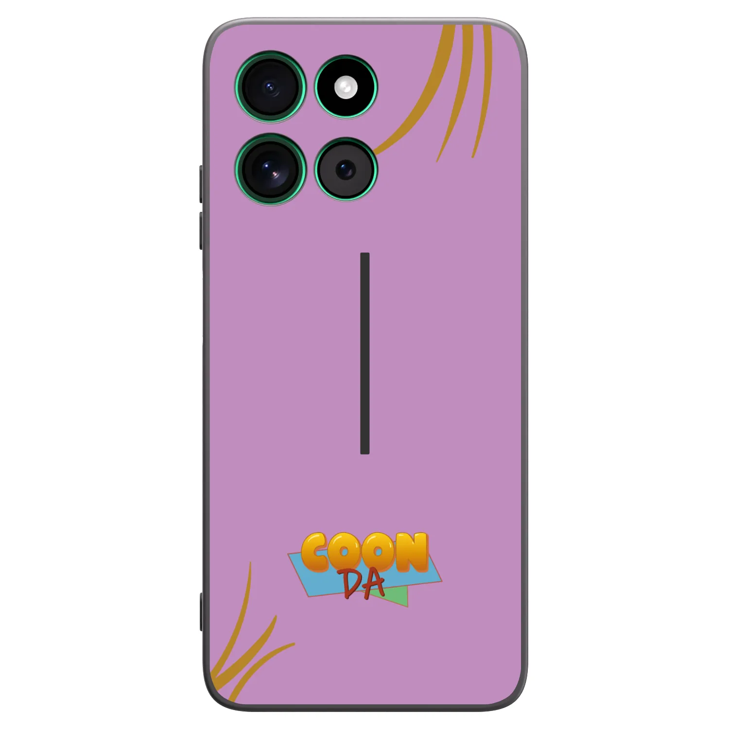 Picasee silikónový čierny obal pre Motorola Moto G57 Power - COONDA růžovka