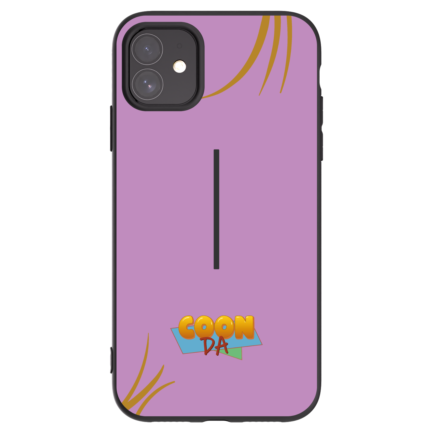 Picasee silikónový čierny obal pre Apple iPhone 11 - COONDA růžovka