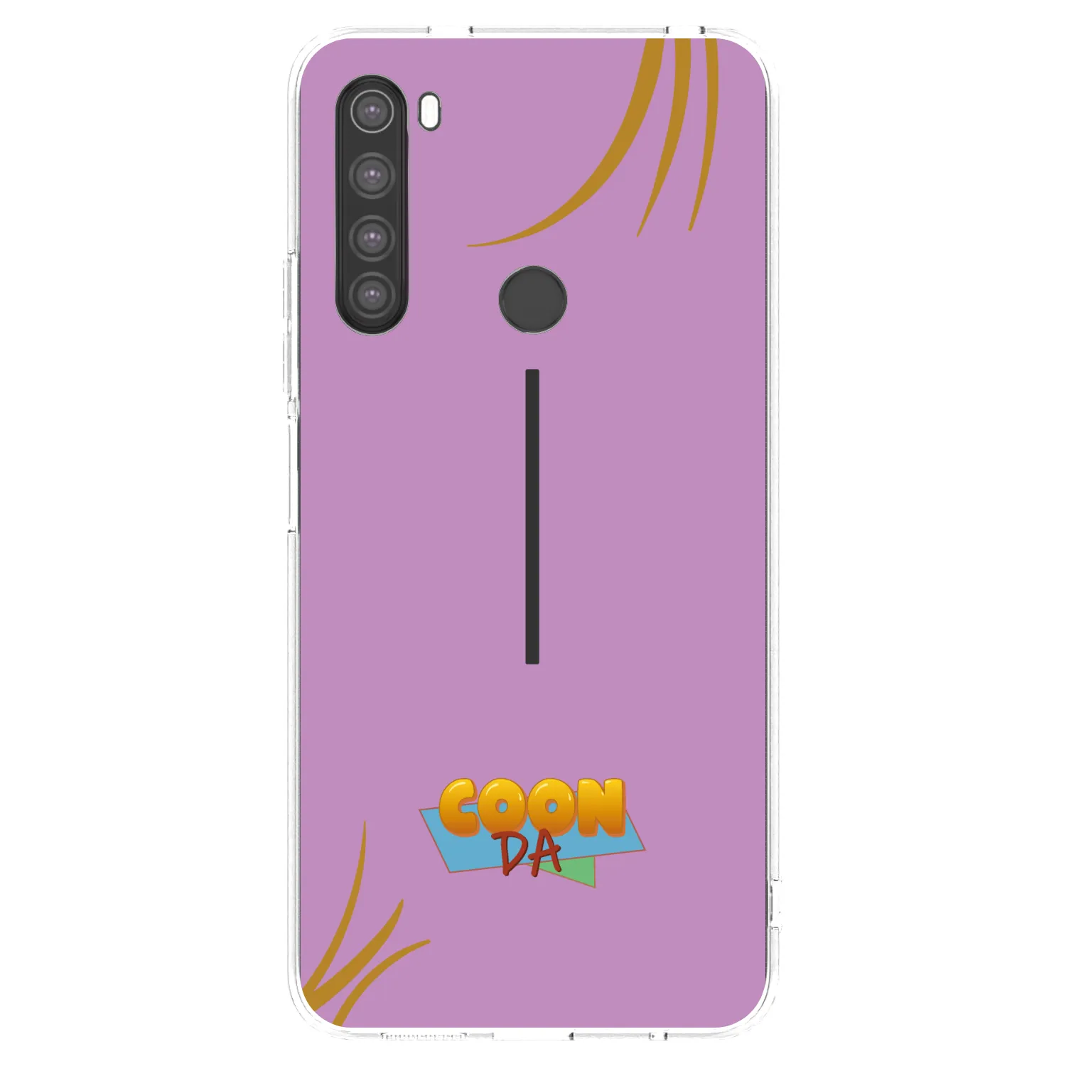 Picasee silikónový prehľadný obal pre Xiaomi Redmi Note 8 - COONDA růžovka