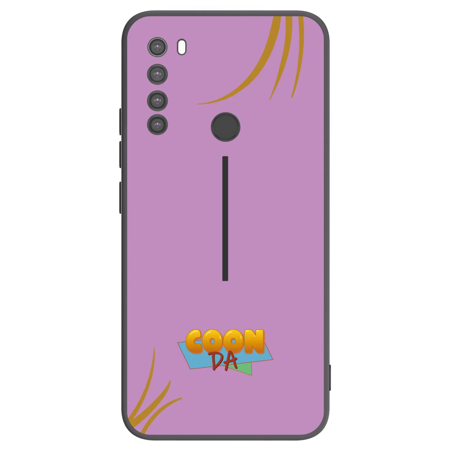 Picasee silikónový čierny obal pre Xiaomi Redmi Note 8 - COONDA růžovka