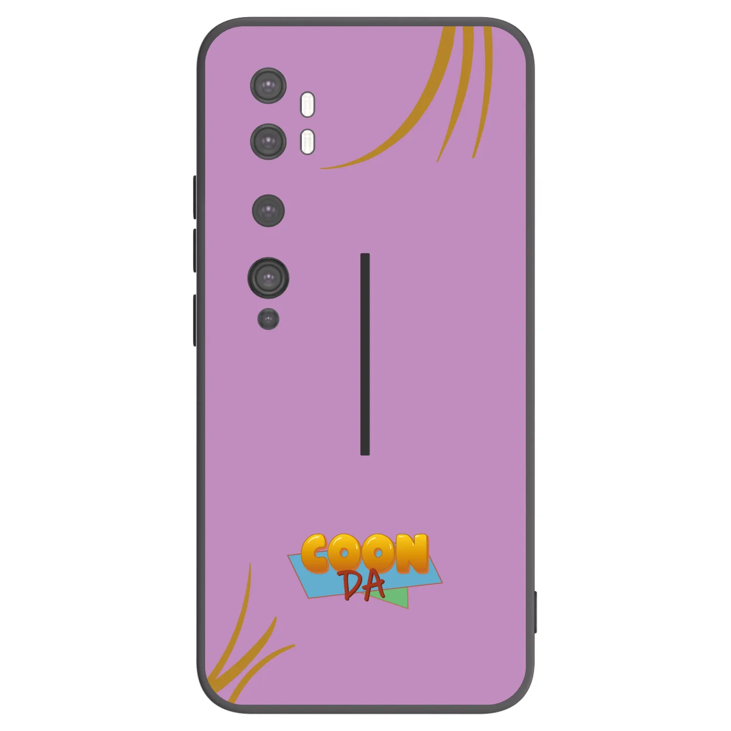 Picasee silikónový čierny obal pre Xiaomi Mi Note 10 (Pro) - COONDA růžovka