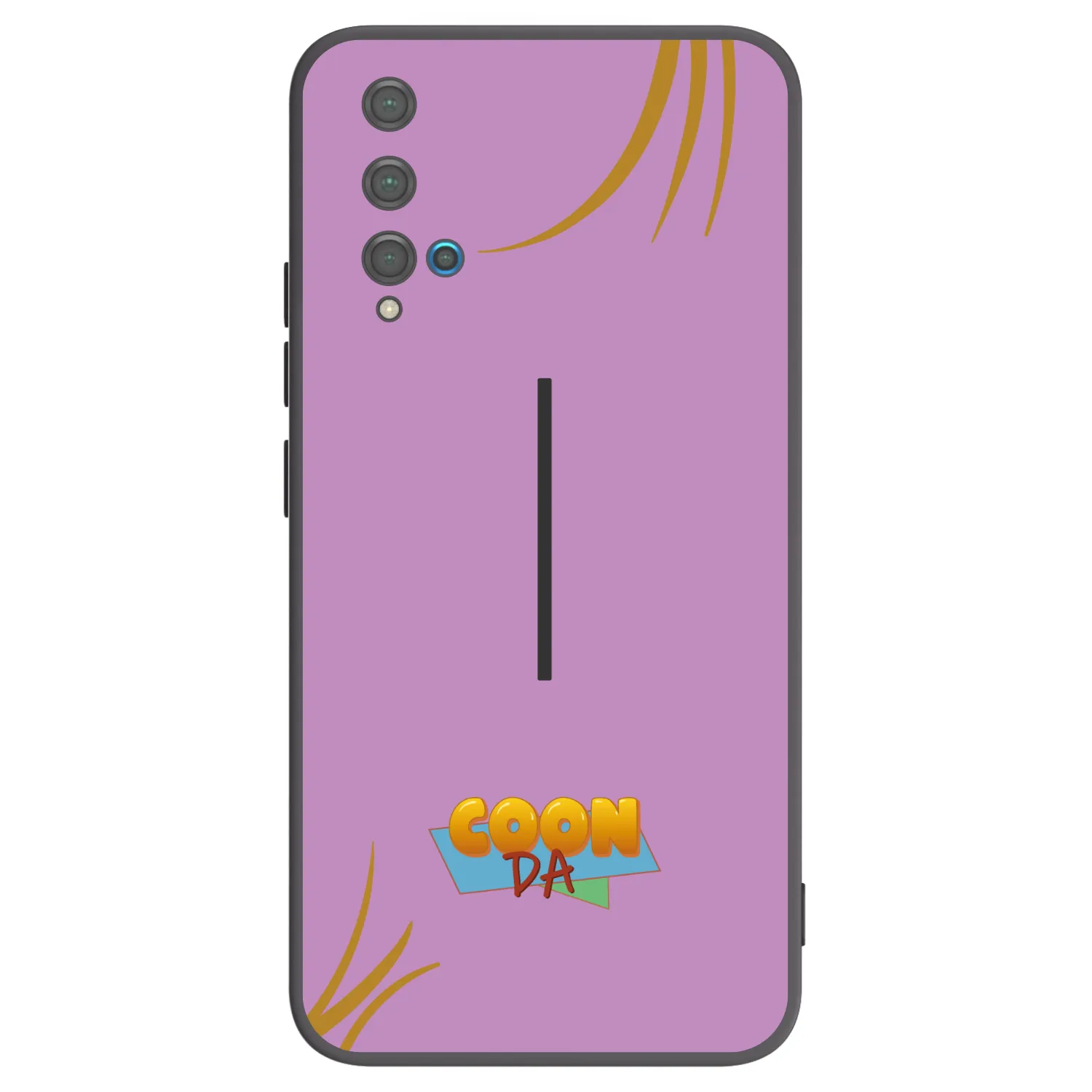 Picasee silikónový čierny obal pre Huawei Nova 5T - COONDA růžovka