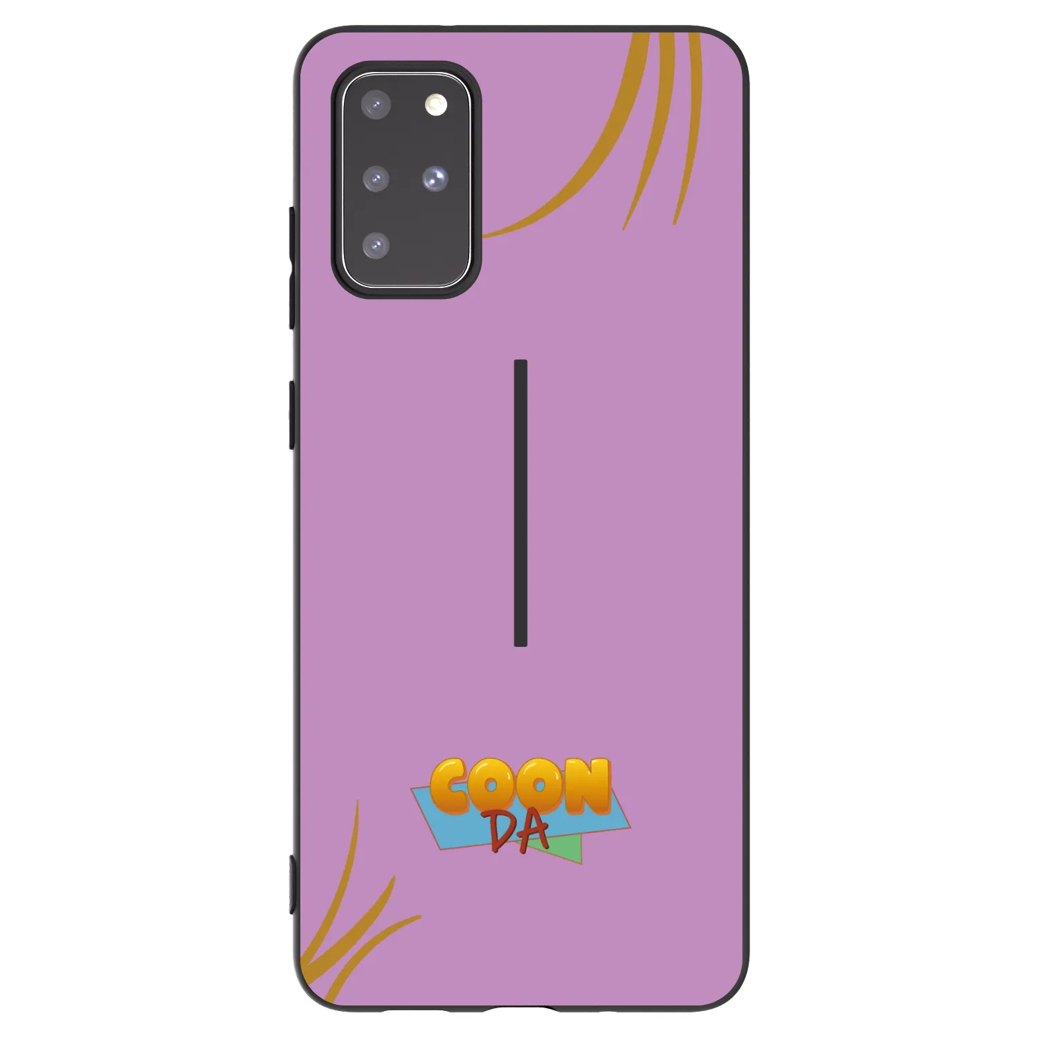 Picasee silikónový čierny obal pre Samsung Galaxy S20+ G985F - COONDA růžovka