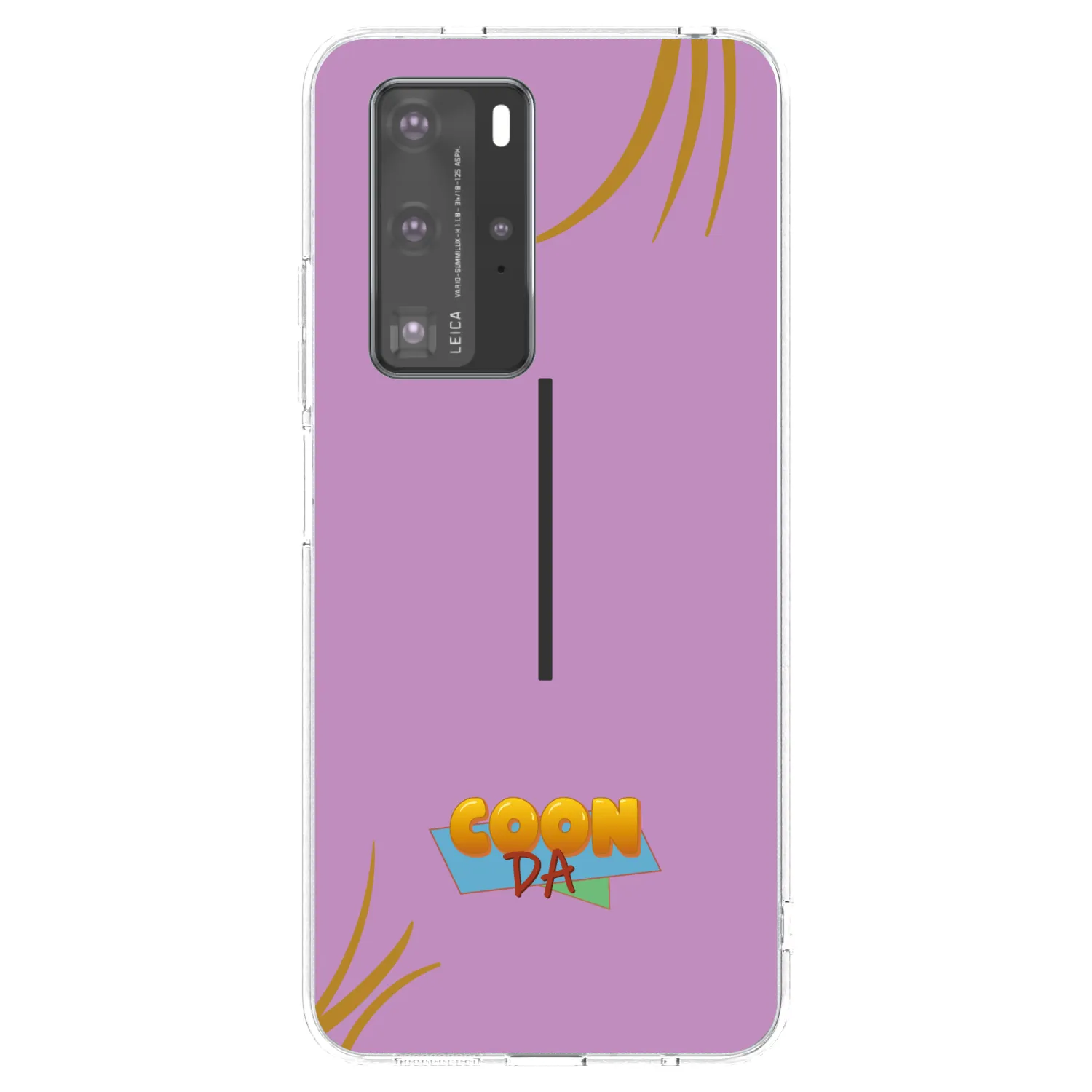 Picasee silikónový prehľadný obal pre Huawei P40 Pro - COONDA růžovka
