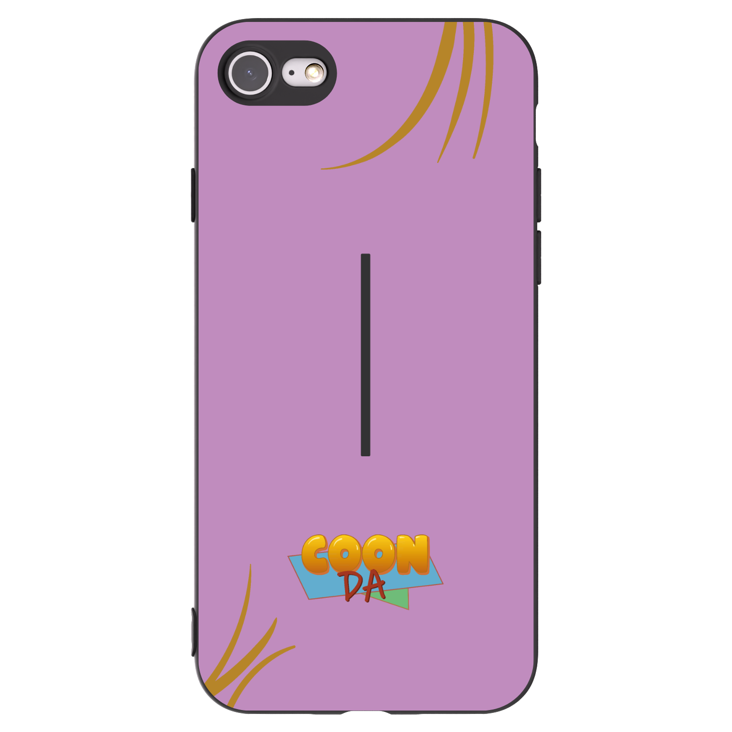 Picasee silikónový čierny obal pre Apple iPhone SE 2020 - COONDA růžovka