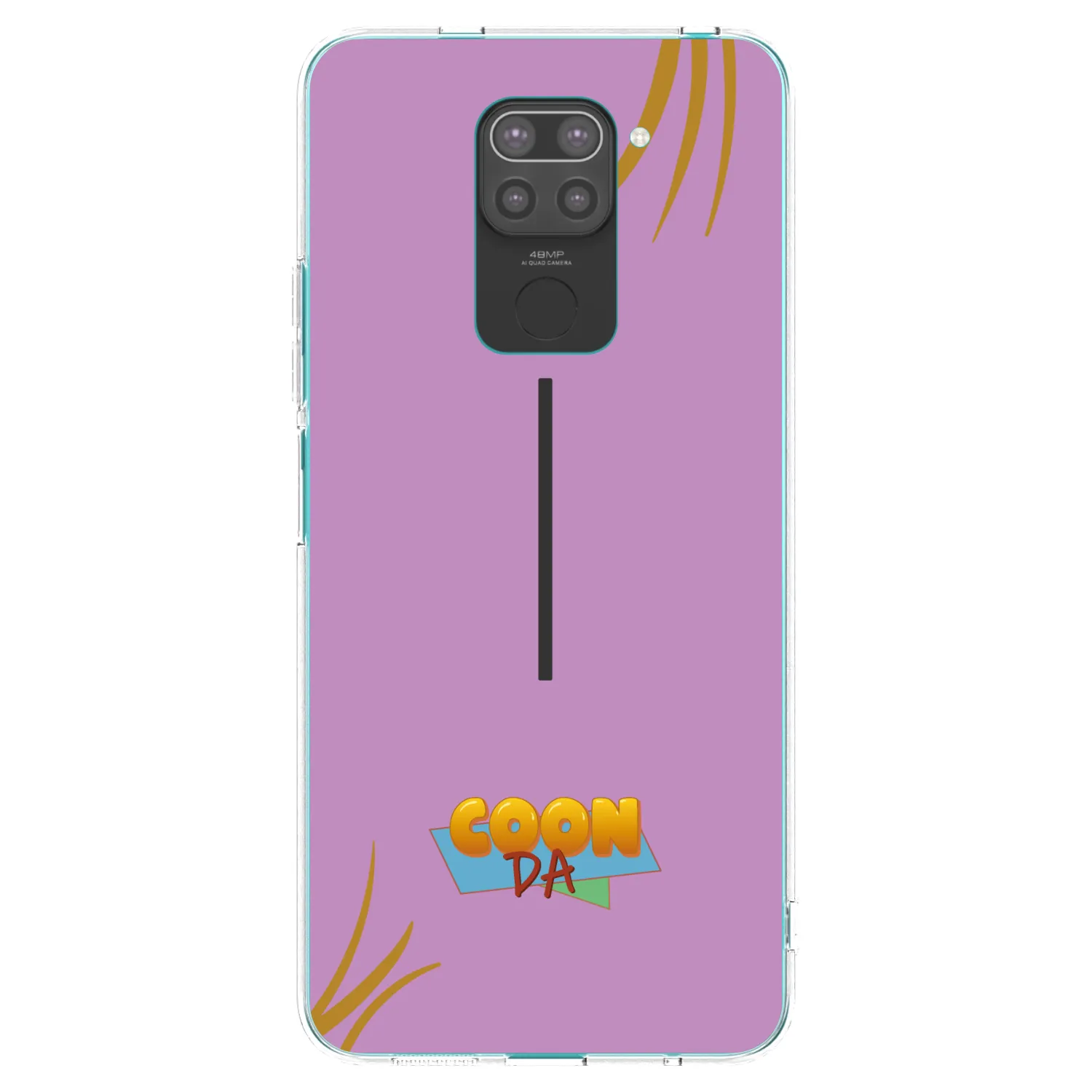 Picasee silikónový čierny obal pre Xiaomi Redmi Note 9 - COONDA růžovka