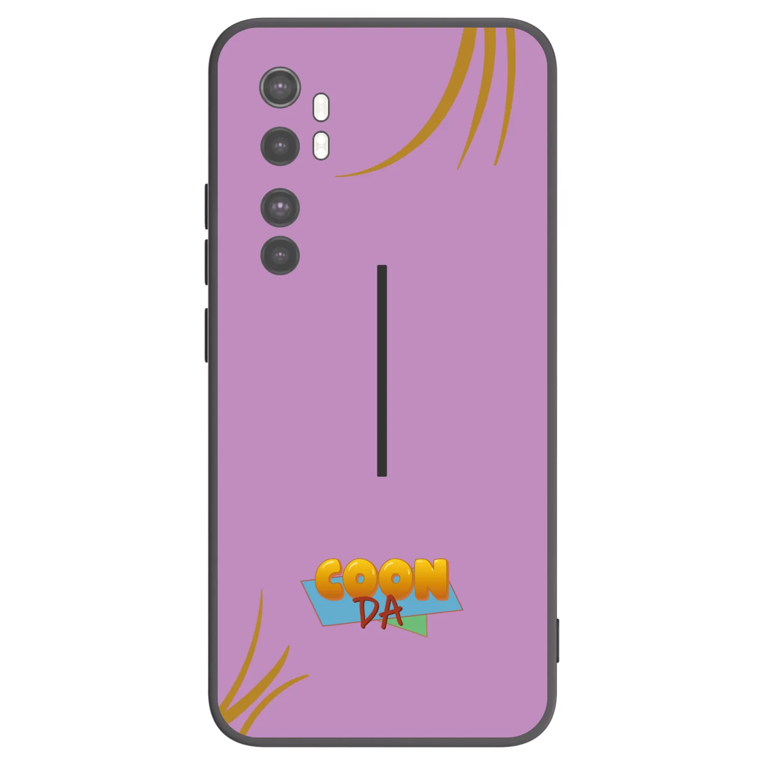 Picasee silikónový čierny obal pre Xiaomi Mi Note 10 Lite - COONDA růžovka