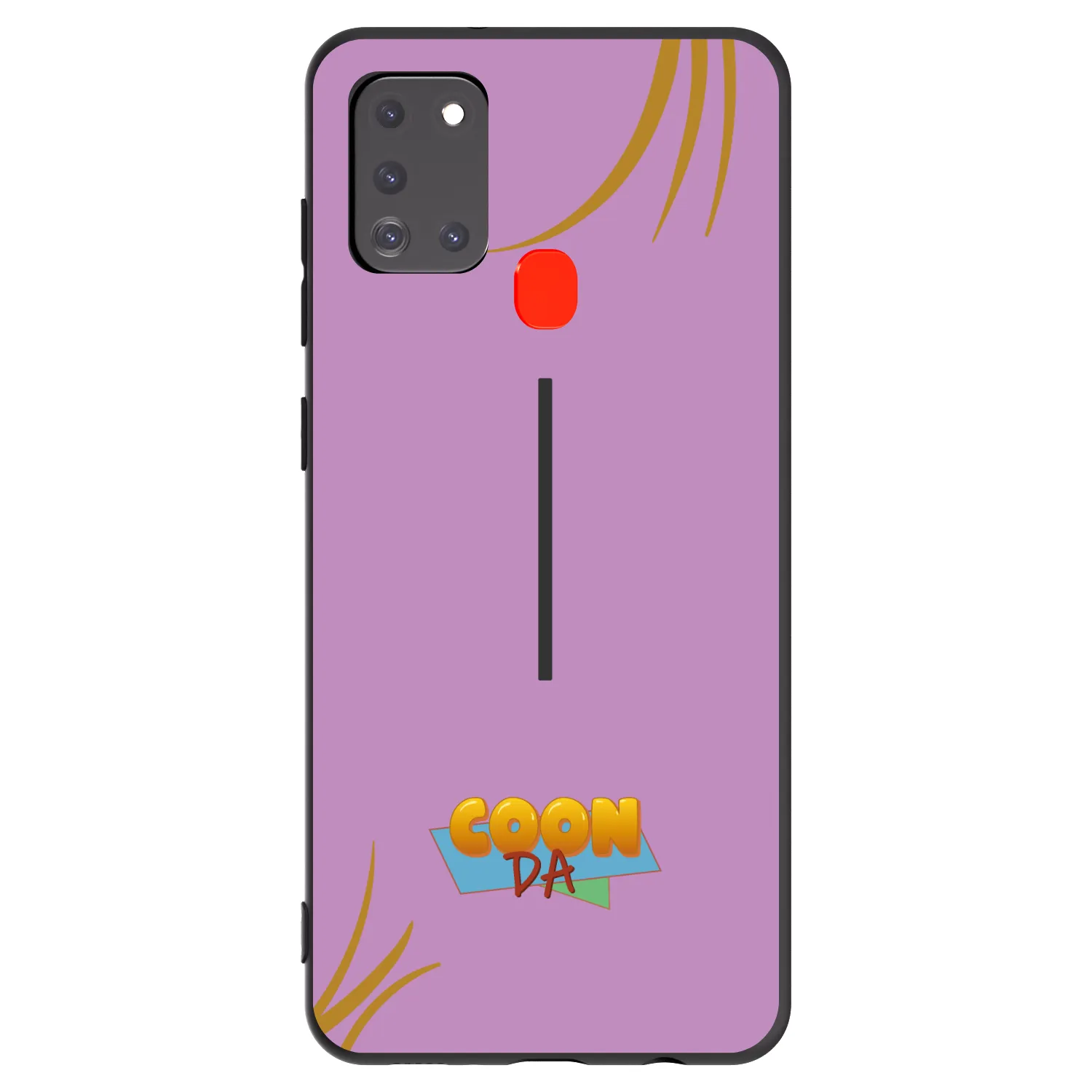 Picasee silikónový čierny obal pre Samsung Galaxy A21s - COONDA růžovka