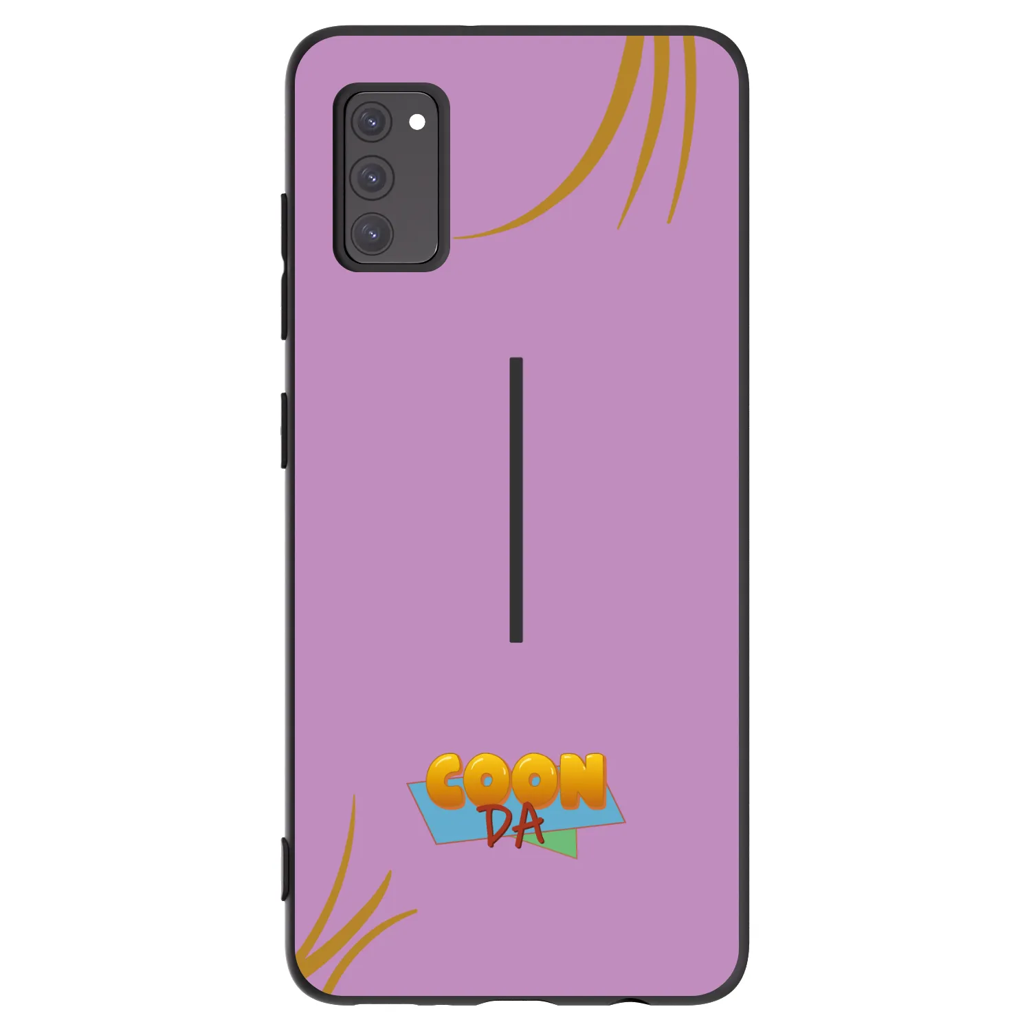 Picasee silikónový čierny obal pre Samsung Galaxy A41 A415F - COONDA růžovka