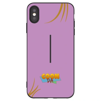 Picasee silikónový čierny obal pre Apple iPhone XS Max - COONDA růžovka
