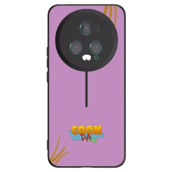 Picasee silikónový čierny obal pre Honor Magic5 Pro - COONDA růžovka