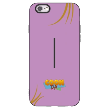 Picasee silikónový čierny obal pre Apple iPhone 6/6S - COONDA růžovka