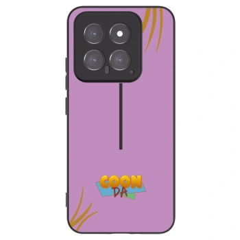 Picasee silikónový čierny obal pre Xiaomi 14 - COONDA růžovka