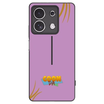 Picasee silikónový čierny obal pre Xiaomi Redmi Note 13 4G - COONDA růžovka