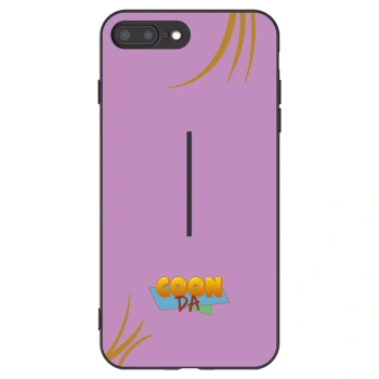 Picasee silikónový čierny obal pre Apple iPhone 8 Plus - COONDA růžovka