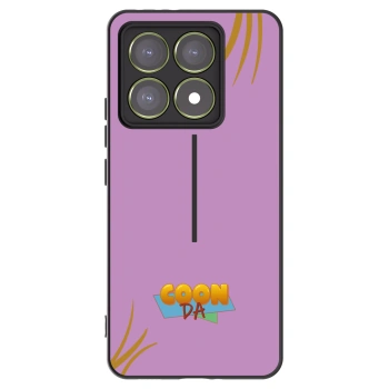 Picasee silikónový čierny obal pre Xiaomi 14T - COONDA růžovka
