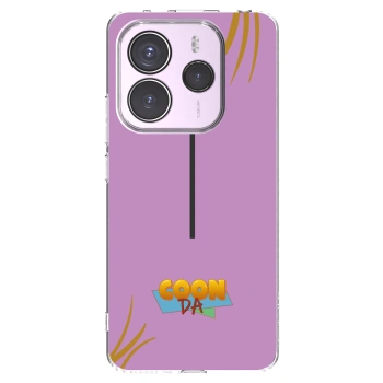 Picasee silikónový prehľadný obal pre Xiaomi Redmi Note 14 5G - COONDA růžovka