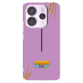 Picasee silikónový prehľadný obal pre Xiaomi Redmi Note 14 4G - COONDA růžovka