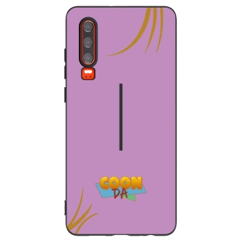 Picasee silikónový čierny obal pre Huawei P30 - COONDA růžovka