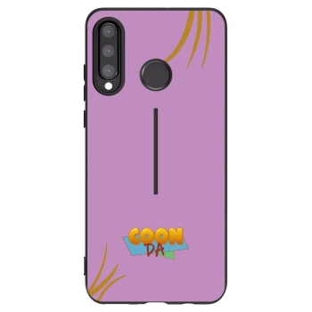 Picasee silikónový čierny obal pre Huawei P30 Lite - COONDA růžovka