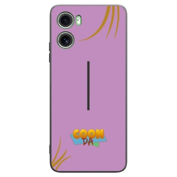 Picasee silikónový čierny obal pre Motorola Moto G06 - COONDA růžovka