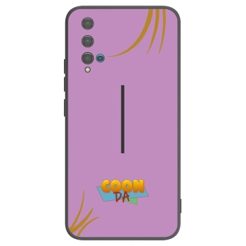Picasee silikónový čierny obal pre Huawei Nova 5T - COONDA růžovka