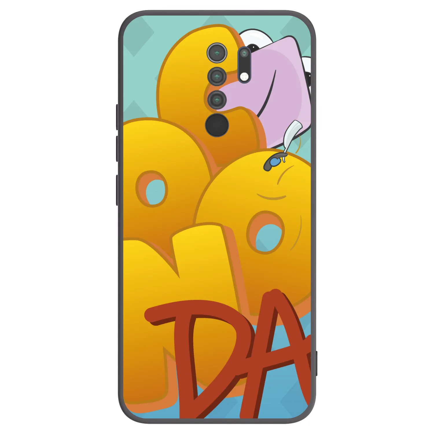 Picasee silikónový čierny obal pre Xiaomi Redmi 9 - Obří COONDA