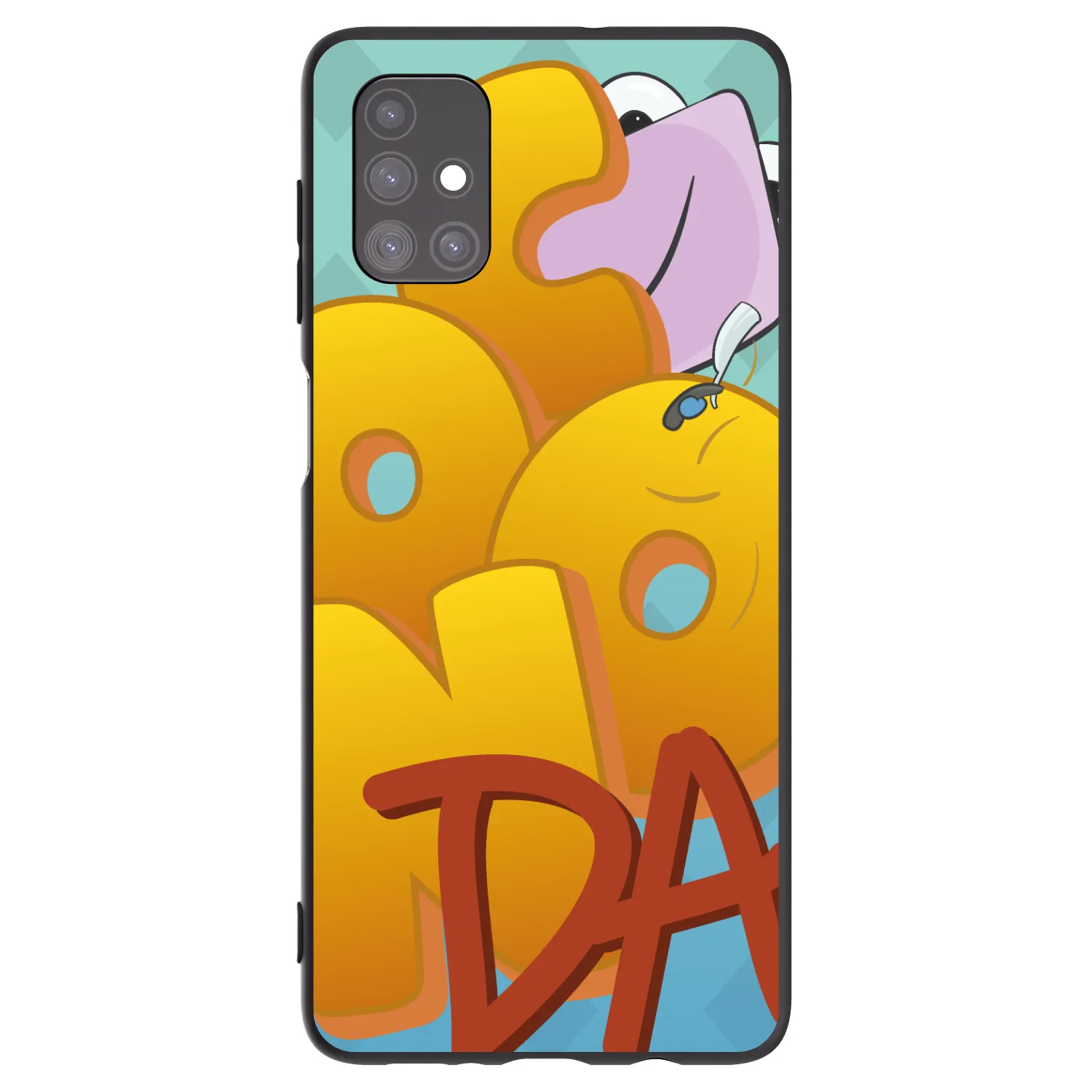 Picasee silikónový čierny obal pre Samsung Galaxy M51 M515F - Obří COONDA