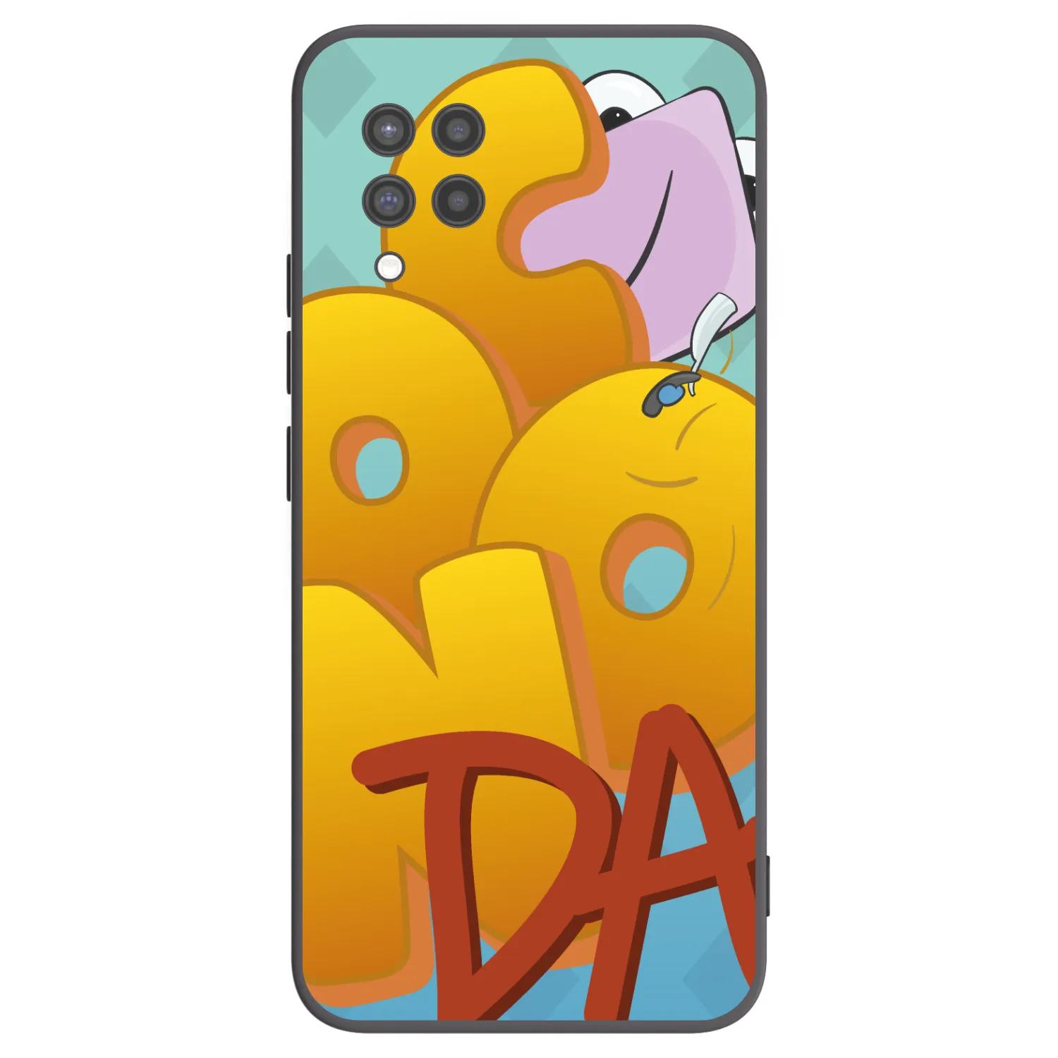 Picasee silikónový čierny obal pre Samsung Galaxy A42 A426B - Obří COONDA
