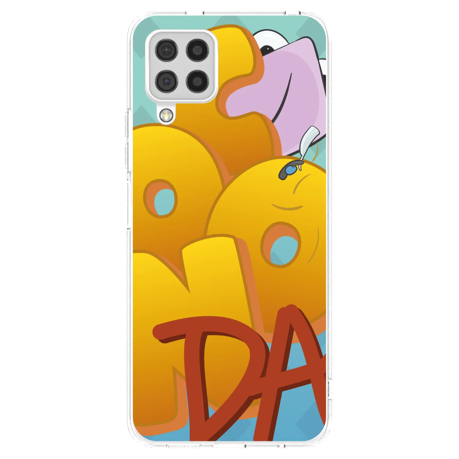 Picasee silikónový prehľadný obal pre Samsung Galaxy A22 A225F 4G - Obří COONDA