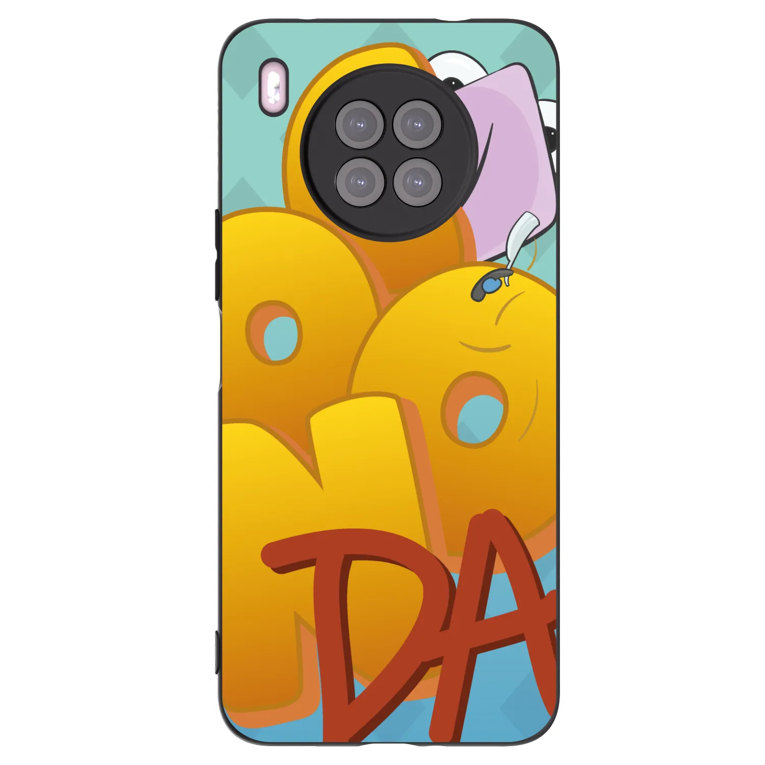 Picasee silikónový čierny obal pre Huawei Nova 8i - Obří COONDA
