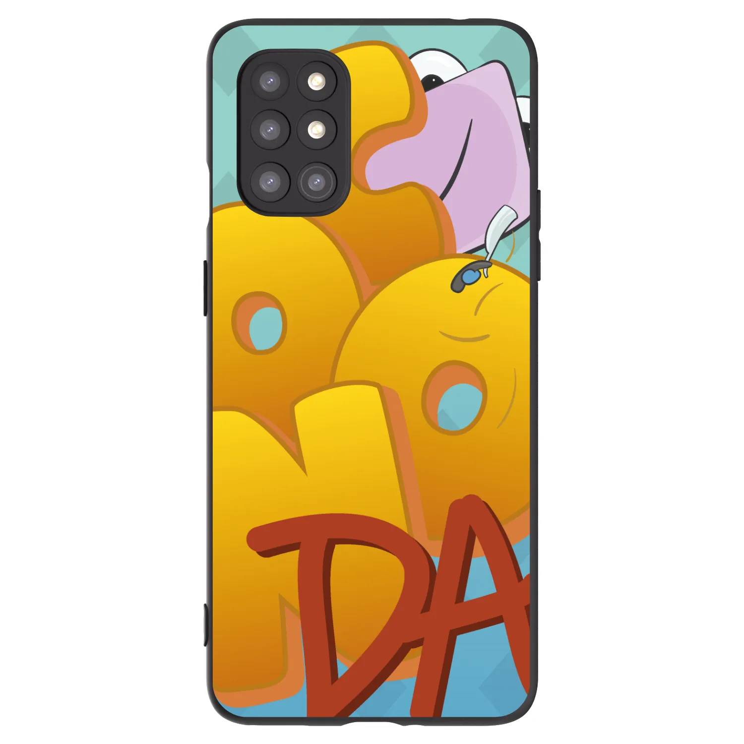 Picasee silikónový čierny obal pre OnePlus 8T - Obří COONDA