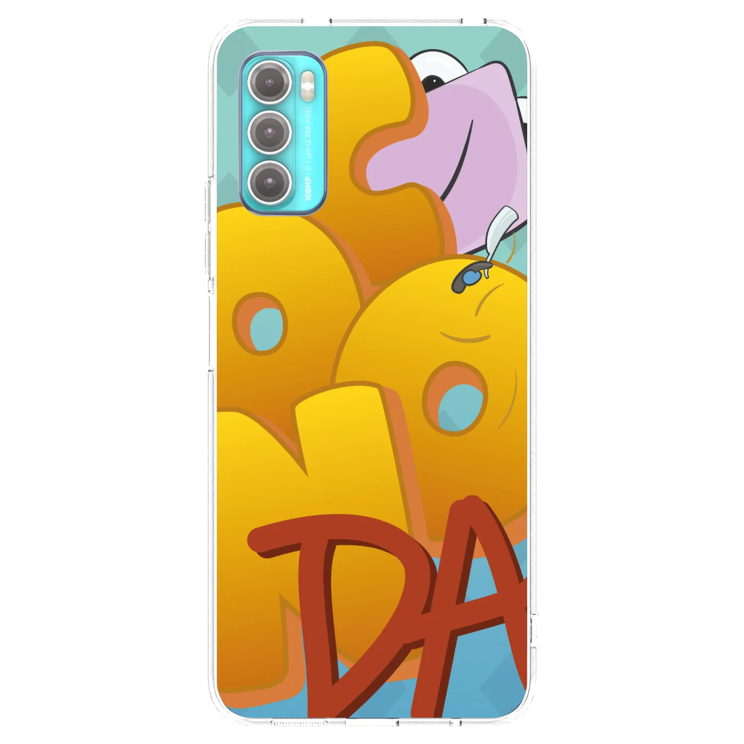 Picasee silikónový prehľadný obal pre Motorola Moto G60 - Obří COONDA