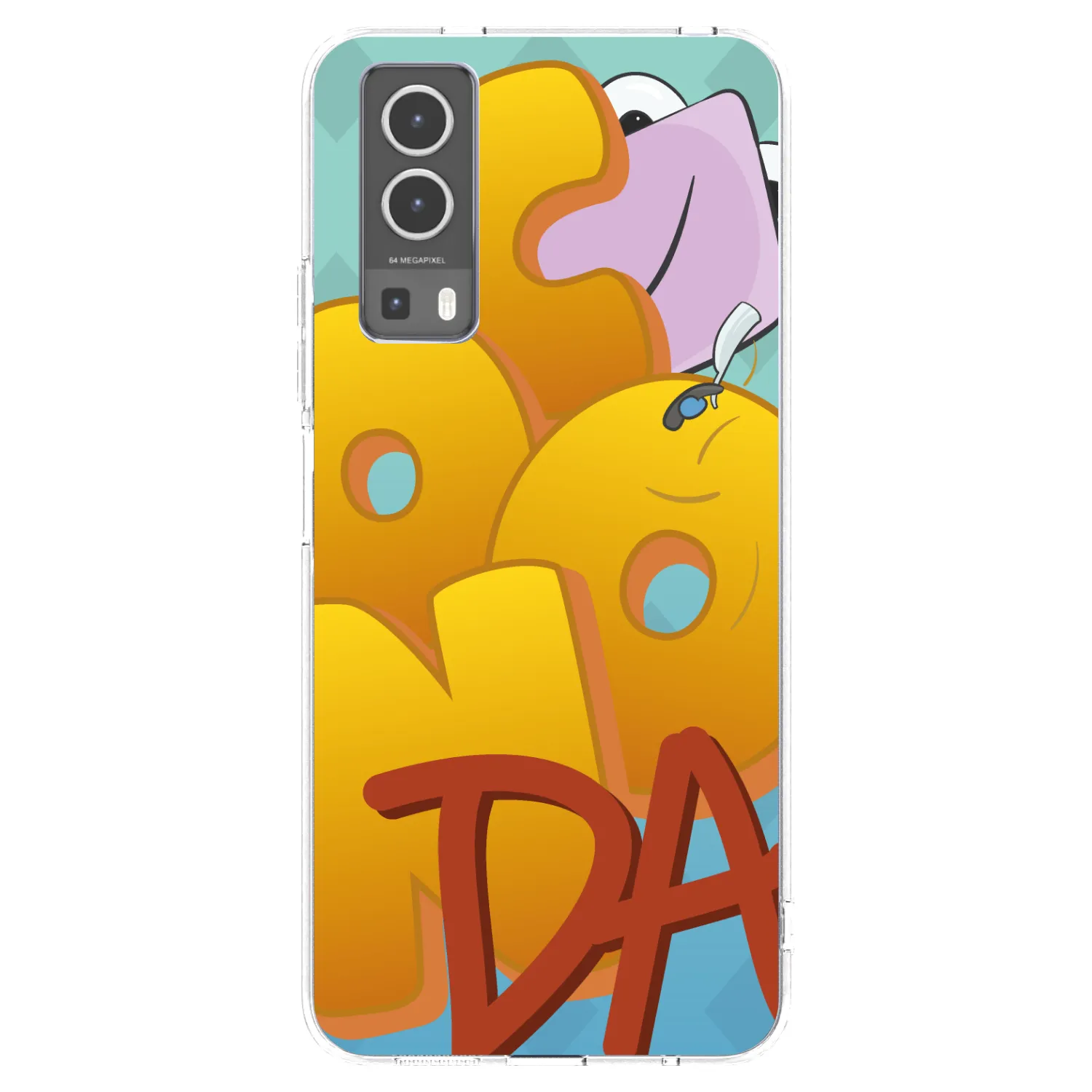 Picasee silikónový prehľadný obal pre Vivo Y72 5G - Obří COONDA