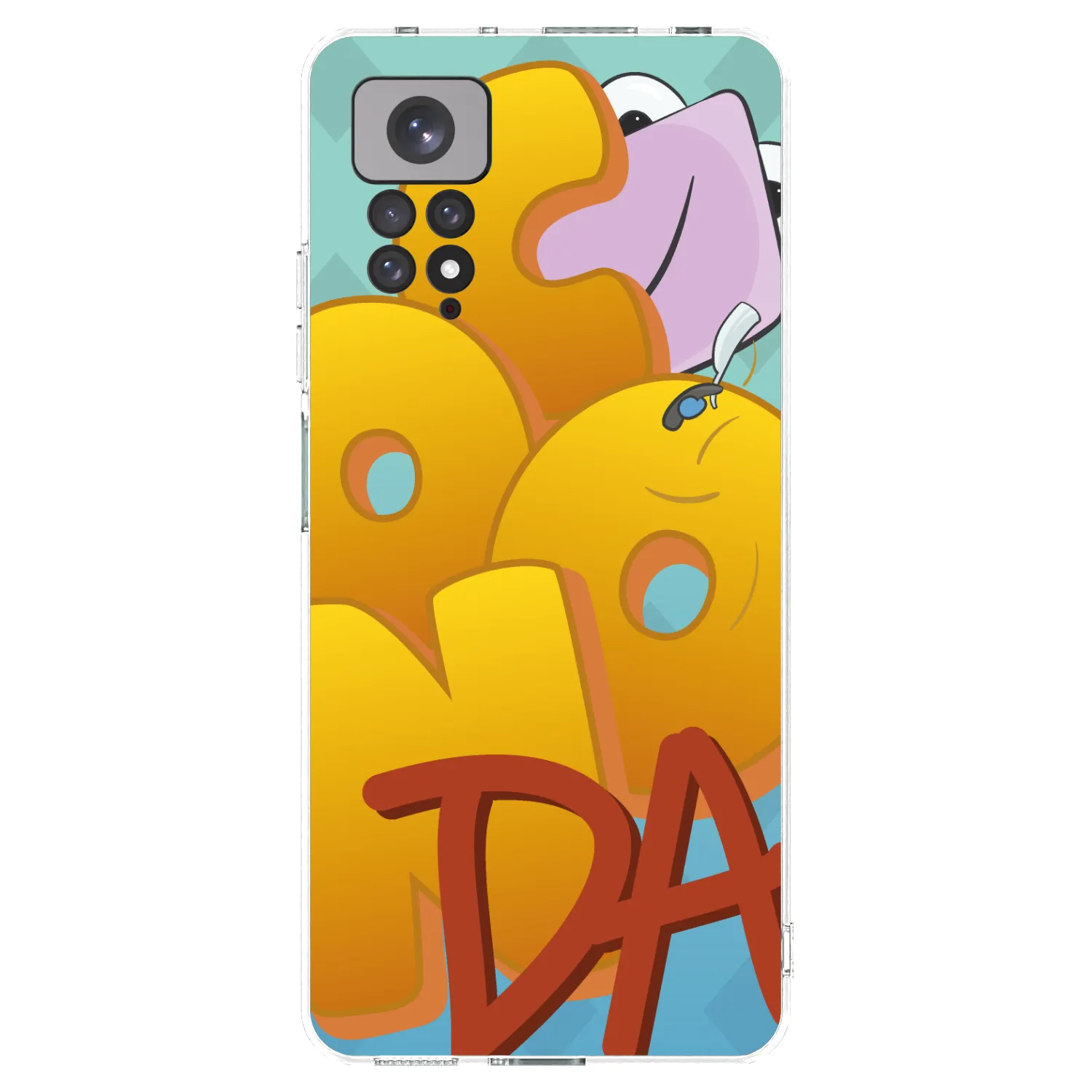 Picasee silikónový prehľadný obal pre Xiaomi Redmi Note 11 - Obří COONDA