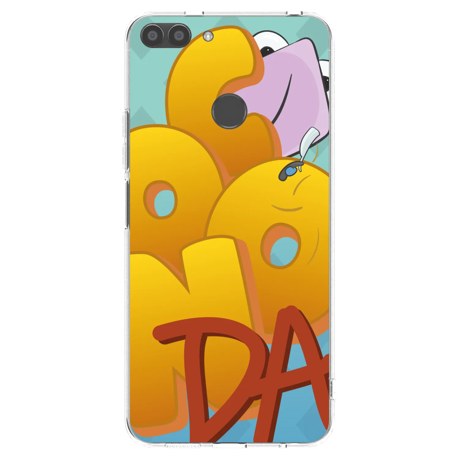 Picasee silikónový prehľadný obal pre Huawei P Smart - Obří COONDA